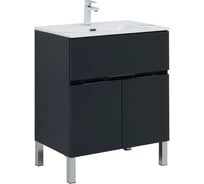 Тумба Aquanet Алвита new 70 напольная, антрацит 00303900