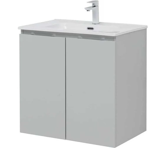 Тумба Aquanet Алвита new 70 подвесная, серый 00303903