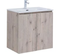 Тумба Aquanet Алвита new 70 подвесная, дуб веллингтон белый 00303906