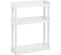 Полка Violet VIKEA навесная, 3-х ярусная, белая 789306