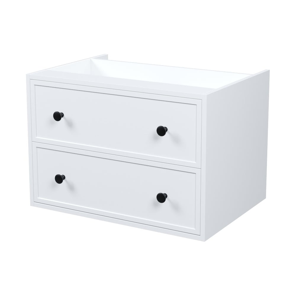 Подвесная тумба под столешницу IDDIS torr 70 см, белый матовый ...