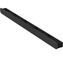 Полка Граф Держалкин Round mono 150x9.2x9 черная Fl-ro-m150-ч