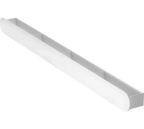 Полка Граф Держалкин Round mono 120x9.2x9 белая Fl-ro-m120-б 1