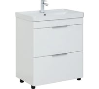 Тумба напольная Aquanet Ирис new 70 2 ящика, цв.белый глянец 00310153