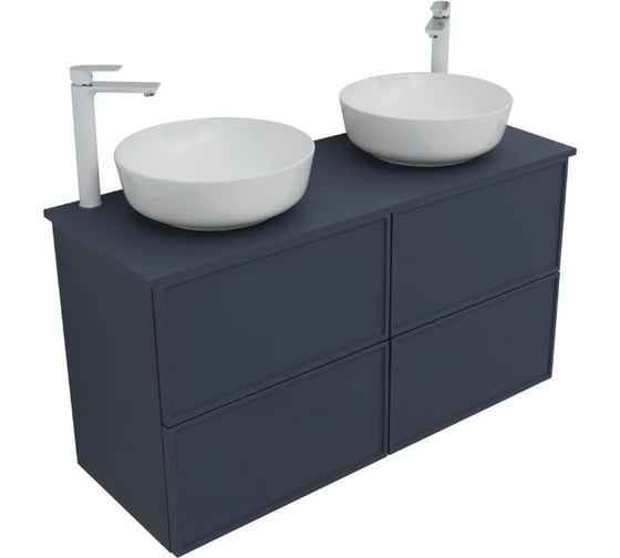 Столешница Aquanet Арт 120, 2 отверстия, цвет маренго 313273 00313273