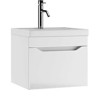 Подвесная тумба под умывальник Айсберг "Bazis 50" Ева с одним ящиком В1 DA5912T