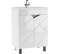 Тумба под умывальник Домино "Absolute 60" Vector без ящика DV6603T