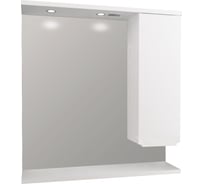 Зеркало 1Marka Кода 80 Лайт Белый глянец, МДФ У57596