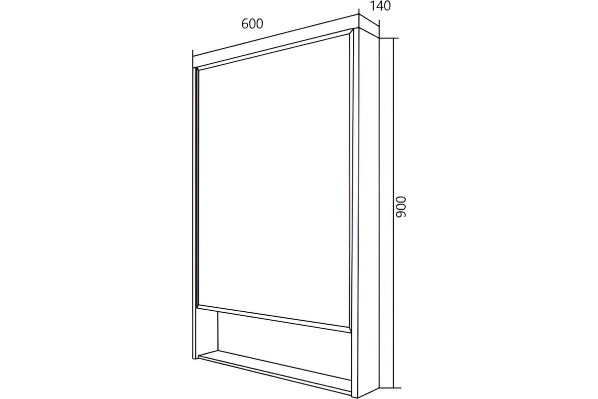Шкаф с зеркалом в ванную размеры