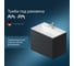 Подвесная база под раковину AM.PM Inspire V2.0 80 см, 3 ящика, push-to-open M50AFHX0803GM 3
