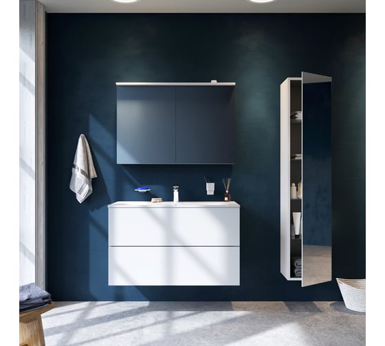 Зеркальный шкаф AM.PM SPIRIT 2.0 с LED-подсветкой, 100 см, M70AMCX1001WG