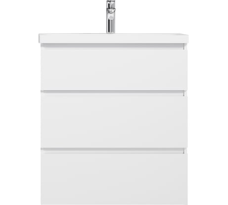 Напольная база под раковину AM.PM Gem S 75 см 3 ящика белый глянец M91FSX0752WG