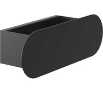Настенная полка для ванной комнаты Левша LUNA-4 300x95x100, черная У8-5663.Ч