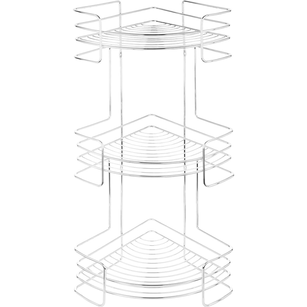 Полка для ванной комнаты напольная чмз 3 ярусная