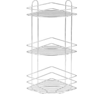 Полка ЧМЗ Лидер настенная, угловая, 3 яруса 501-006-02