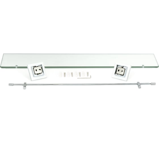 Полочка стеклянная MANZZARO Torino 16.33.00 w WG/CP 109539
