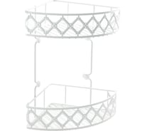 Угловая полка VERRAN 2 яруса, 19х19х35.5 см 212-04