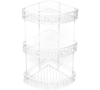 Настенная угловая полка VERRAN 3 яруса, 19х19х52 см 213-08