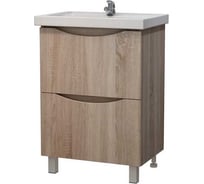 Тумба Melodia della vita Сиэтл 70 (Фостер 70) DB2 напольная, дуб Сонома, без умывальника 85684