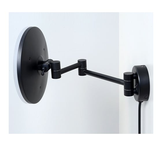 Зеркало WasserKRAFT с LED-подсветкой, 3-х кратным увеличением K-1004BLACK