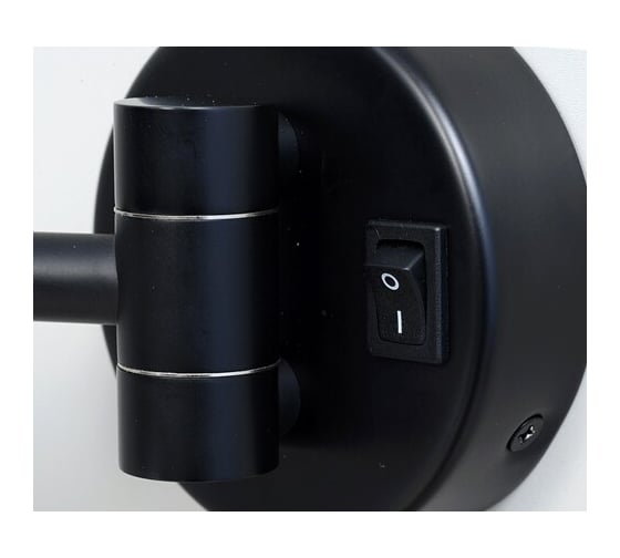 Зеркало WasserKRAFT с LED-подсветкой, 3-х кратным увеличением K-1004BLACK