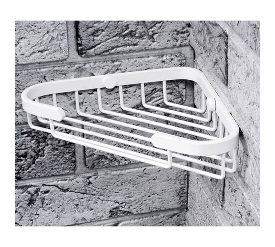 Полка металлическая WasserKRAFT K-733 WHITE