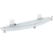Полка стеклянная с бортиком WasserKRAFT Leine K-5044WHITE