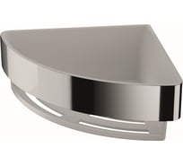 Корзинка-полочка INDA BASKET угловая, хром/белая вкладка AV231AAL13