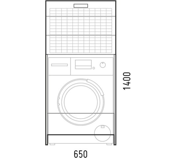 Стойка Corozo "Денвер 65", корзина, 2 части SP-00000562