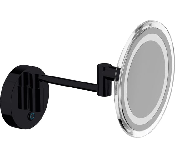 Зеркало настенное INDA MY MIRROR увеличительное круглое, черный матовый AV258ANE