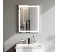 Настенное зеркало AM.PM Gem с LED-подсветкой по периметру, 55 см M91AMOX0551WG