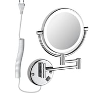 Зеркало косметическое настенное с подсветкой AQUATEK 5х AQ4915CR 00000135725