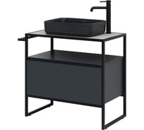 Тумба ALLEN BRAU 1.34004.AM ACTIVITY 80, антрацит матовый/черный браш (307931) 00307931