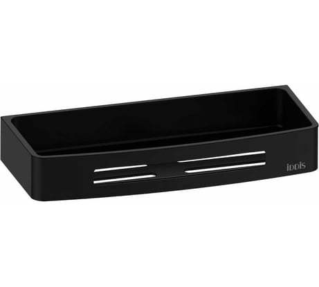 Полка IDDIS нержавеющая сталь, черная SHE10SBi44