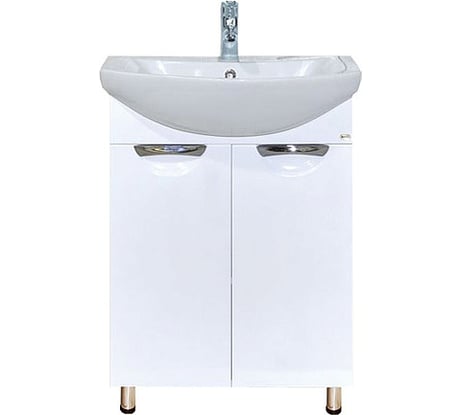 Прямая тумба Misty Лаванда - 50 белая Э-Лав01050-011Пр