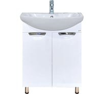 Прямая тумба Misty Лаванда - 60 белая Э-Лав01060-011Пр