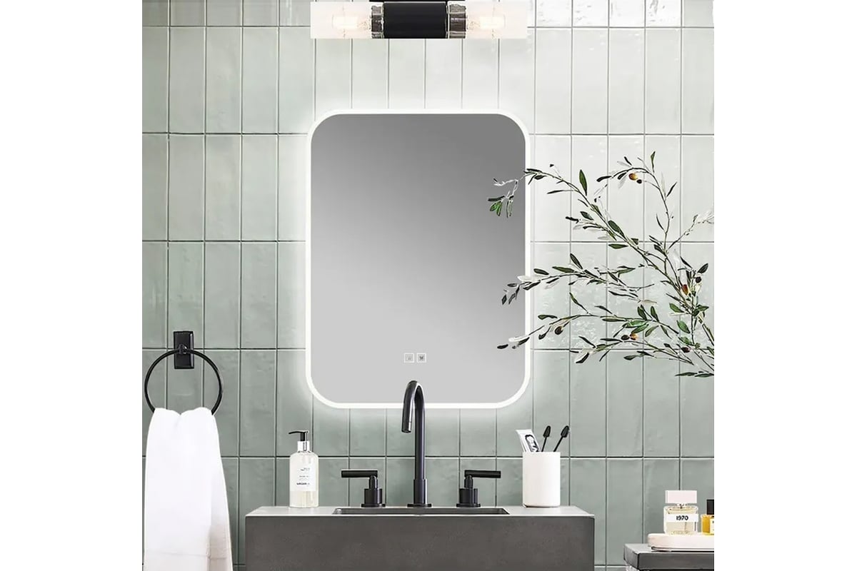 Зеркало Cerutti SPA Мадера сенсорное, с диммером, со встроенной LED ...