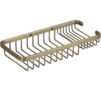 Решетка прямоугольная BASKET L260хP120хh50 мм., бронза