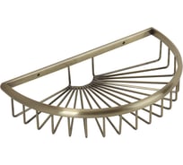 Полукруглая решетка Veragio BASKET L270хP160хh50 мм, бронза VR.GFT-9048.BR