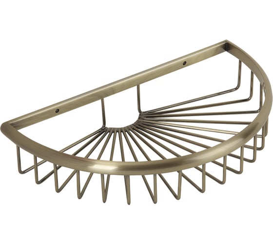 Полукруглая решетка Veragio BASKET L270хP160хh50 мм, бронза VR.GFT-9048.BR 1
