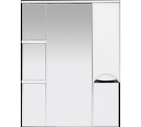 Зеркальный шкаф Misty Жасмин-75 правый, белая эмаль П-Жас02075-011СвП