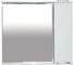 Зеркальный шкаф Misty Элвис-85 правый, белая эмаль П-Элв-01085-011П 1