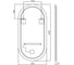 Зеркало сенсорное Azario Viva - BLACK 550x1050 мм, бесконтактный гор/верт 00085816 5