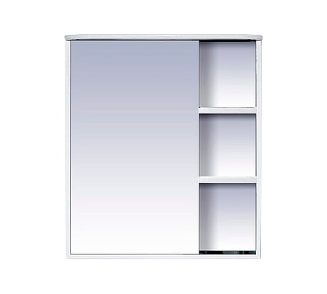 Зеркальный шкаф Misty Венера-70 левый, со светом, белый П-Внр04070-01СвЛ