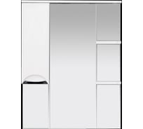 Зеркальный шкаф Misty Жасмин-75 левый, белая эмаль П-Жас02075-011СвЛ