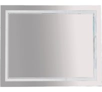 Зеркало Misty 2 Неон LED 1000х800 клавишный выключатель двойная подсветка П-Нео10080-2ПРКВДВП