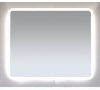 Зеркало Misty 3 Неон LED 1000х800 сенсор на зеркале с круглыми углами П-Нео10080-3ПРСНЗКУ
