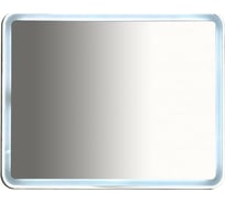 Зеркало Misty 3 Неон LED 1000х800 сенсор на корпусе с круглыми углами П-Нео10080-3ПРСНККУ