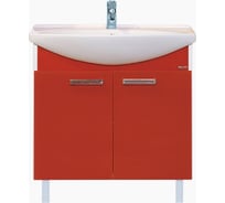 Прямая тумба Misty Джулия - 85 красная Л-Джу01085-0410Пр