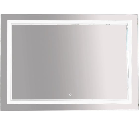 Зеркало Misty 2 Неон LED 1200х800 сенсор на зеркале двойная подсветка П-Нео12080-2ПРСНЗДВП